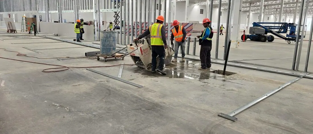 Equipo de GPC Construcciones en obra