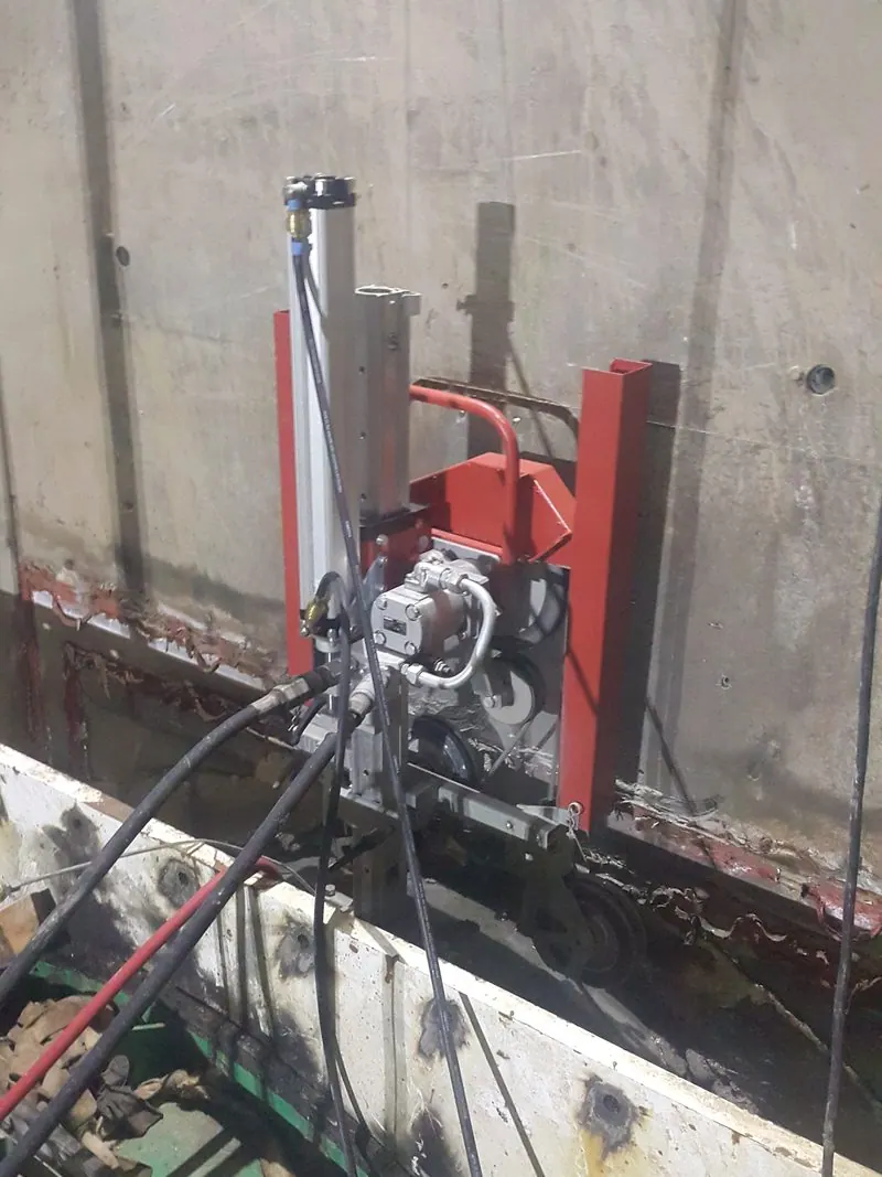 Seguridad en corte de concreto